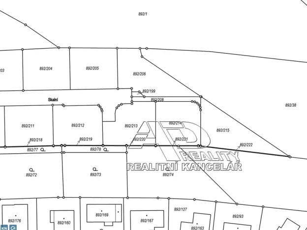 Prodej pozemku pro bydlení, Srubec, Skalní, 613 m2
