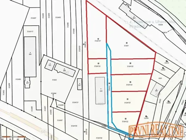 Prodej komerčního pozemku, Popovice, 8560 m2