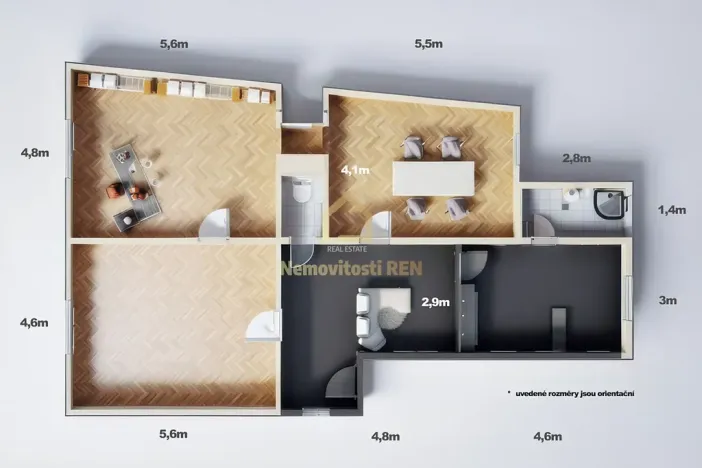 Prodej bytu 3+1, Ostrava, Nádražní, 113 m2