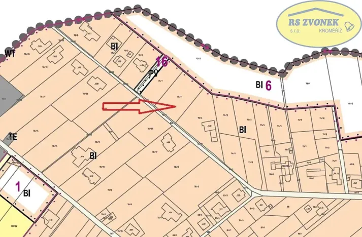 Prodej pozemku pro bydlení, Přílepy, 1755 m2
