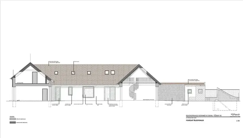 Prodej rodinného domu, Těšany, 108 m2