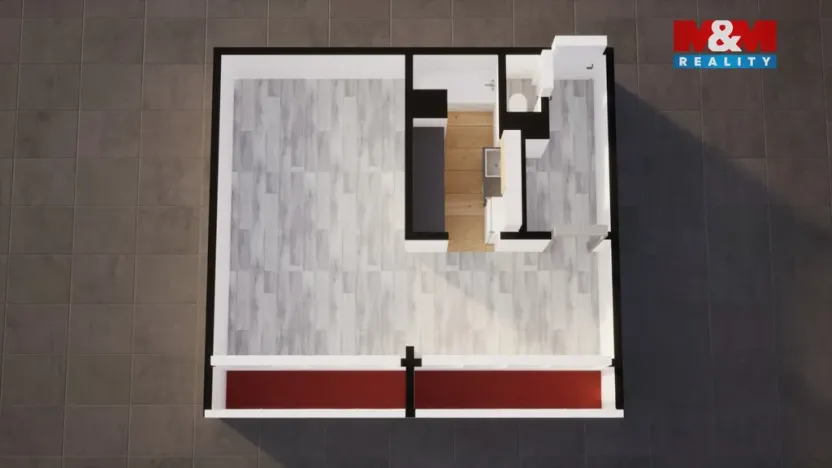 Pronájem bytu 1+kk, Mladá Boleslav - Mladá Boleslav III, Jičínská, 36 m2