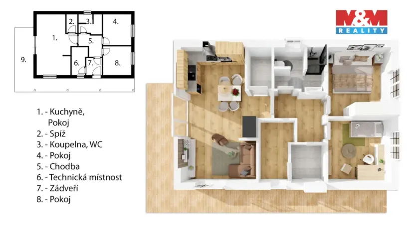 Prodej pozemku pro bydlení, Dymokury - Svídnice, 745 m2