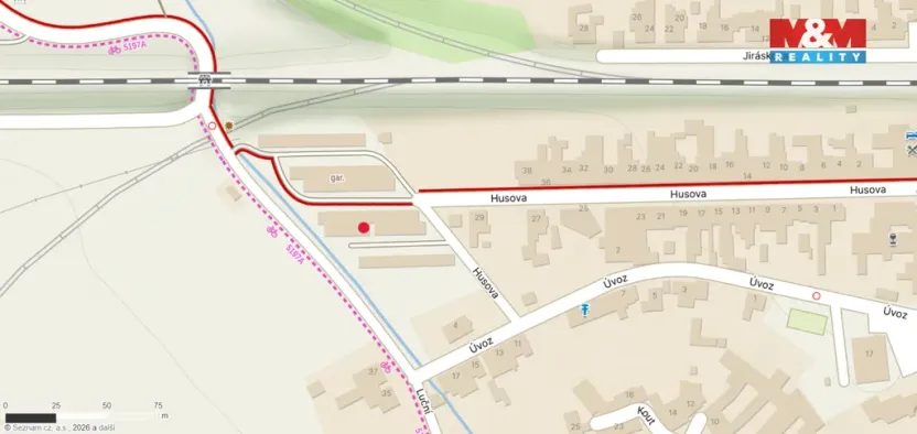 Prodej garáže, Kuřim, Husova, 19 m2