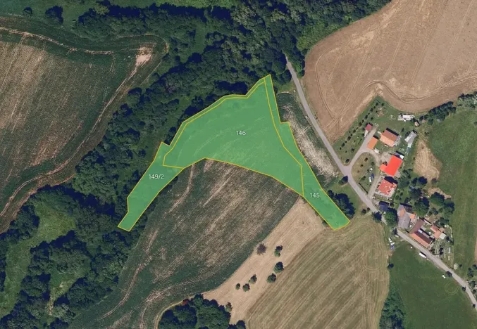 Prodej pole, Miřetice, 9461 m2