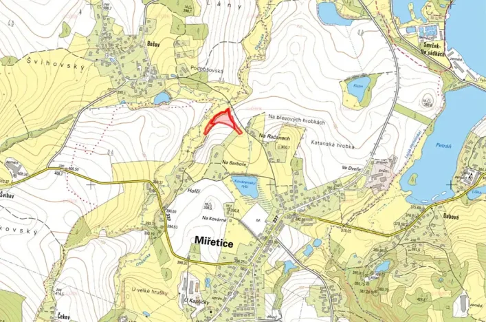 Prodej pole, Miřetice, 9461 m2