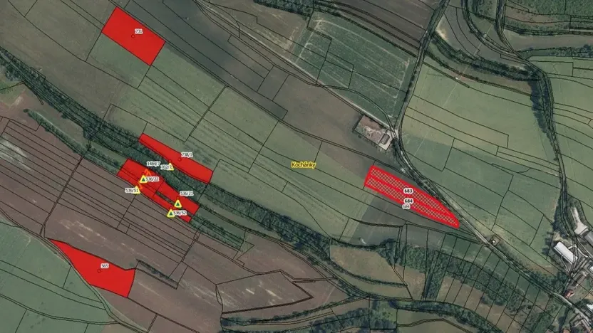 Prodej pole, Kochánky, 9970 m2