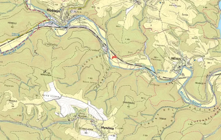 Prodej louky, Hynčina, 3176 m2