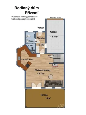 Prodej rodinného domu, Dolní Břežany, K Písnici, 136 m2