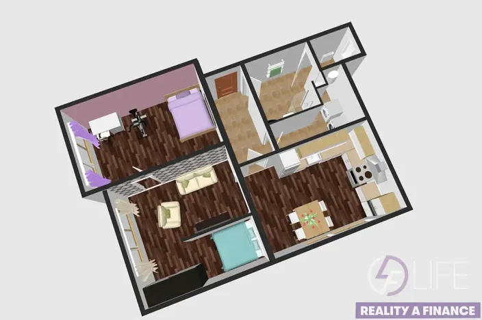 Prodej bytu 2+1, Vrchlabí, Dělnická, 68 m2