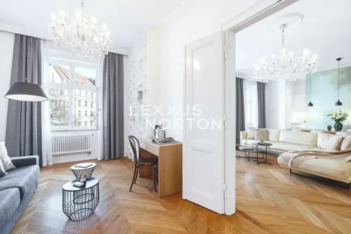 Prodej bytu 4+kk, Praha - Bubeneč, Puškinovo náměstí, 147 m2