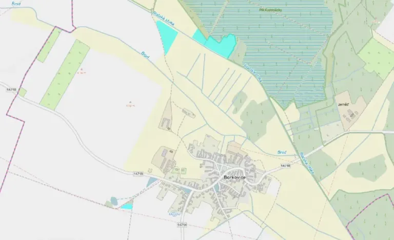 Prodej pole, Borkovice, 37657 m2