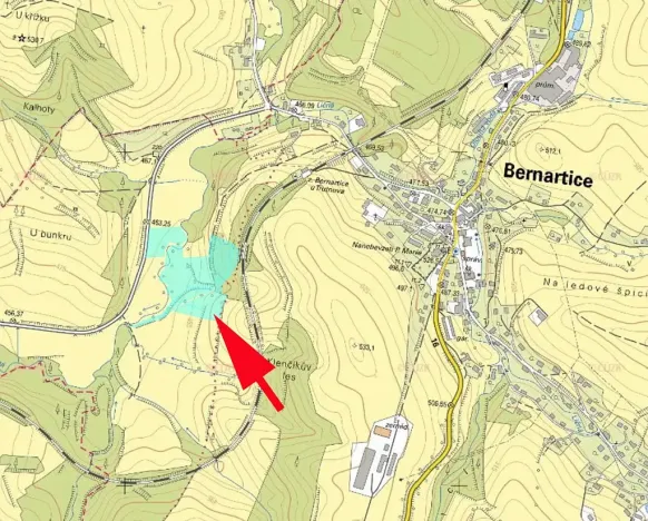 Prodej pole, Bernartice, 4370 m2