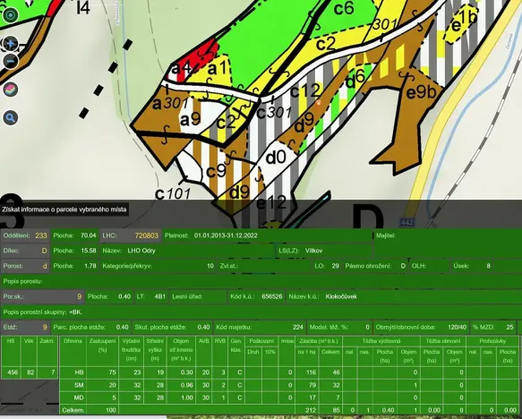 Prodej lesa, Odry, 17778 m2