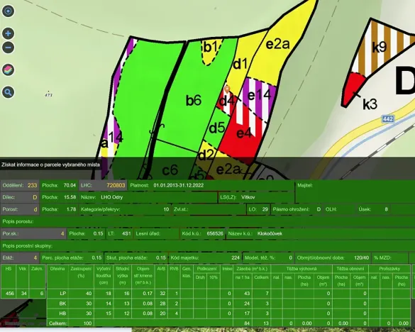 Prodej lesa, Odry, 17778 m2