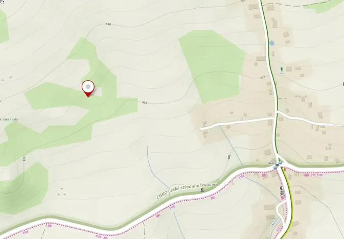 Prodej lesa, Kozly, 587 m2