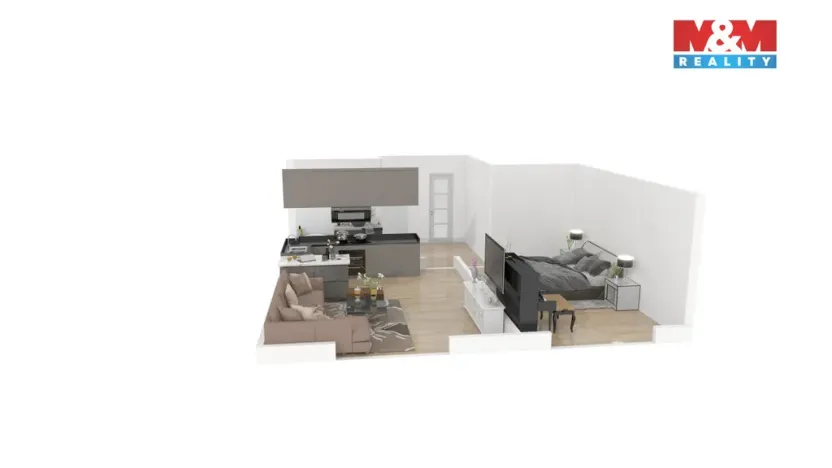 Prodej bytu 2+kk, Praha - Modřany, Zlochova, 49 m2