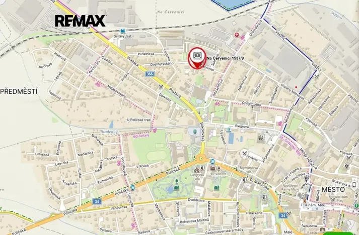 Pronájem bytu 2+1, Svitavy, Na Červenici, 59 m2