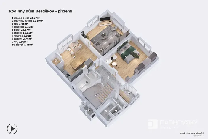 Prodej rodinného domu, Bezděkov, 150 m2