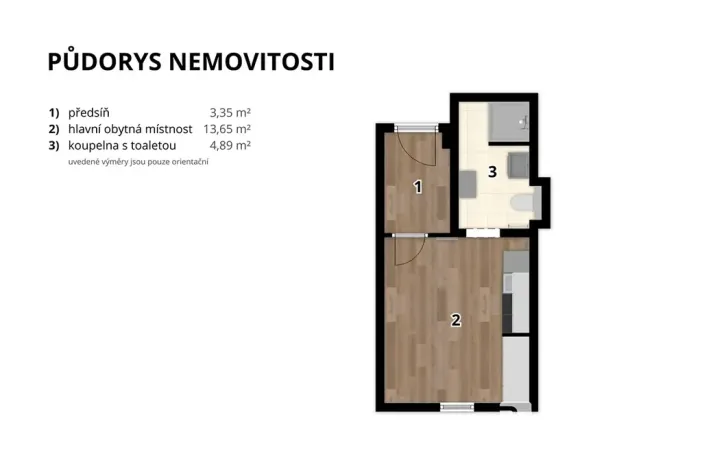 Prodej kanceláře, Pardubice, Josefa Ressla, 22 m2