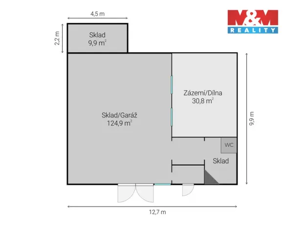 Prodej skladu, Březová nad Svitavou, 135 m2