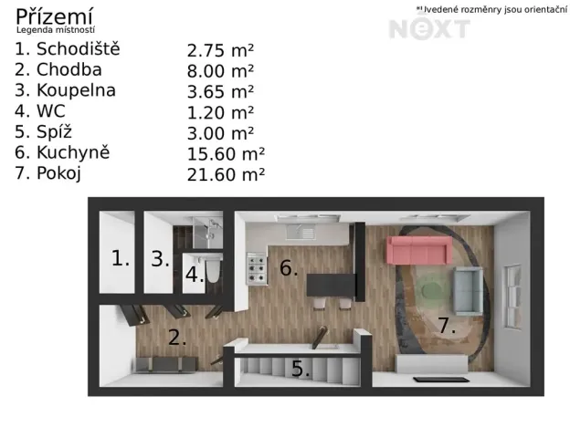 Prodej rodinného domu, Břeclav, Čechova, 72 m2