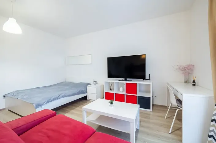Pronájem bytu 1+kk, Praha - Letňany, Štanderova, 37 m2