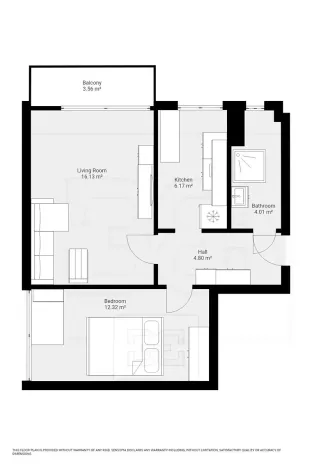 Pronájem bytu 2+1, Liberec, Školní, 47 m2