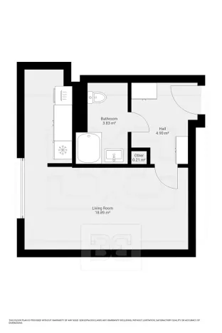 Pronájem bytu 1+kk, Praha - Vysočany, Podnádražní, 30 m2