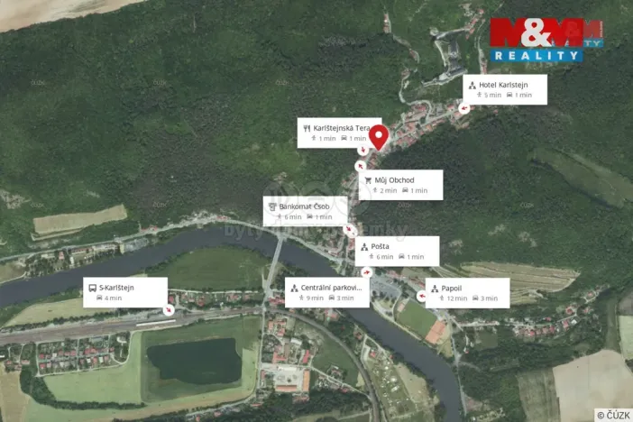 Pronájem obchodního prostoru, Karlštejn, 23 m2