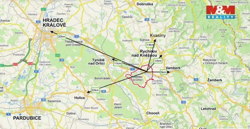 Pronájem skladu, Kostelec nad Orlicí, Mánesova, 150 m2