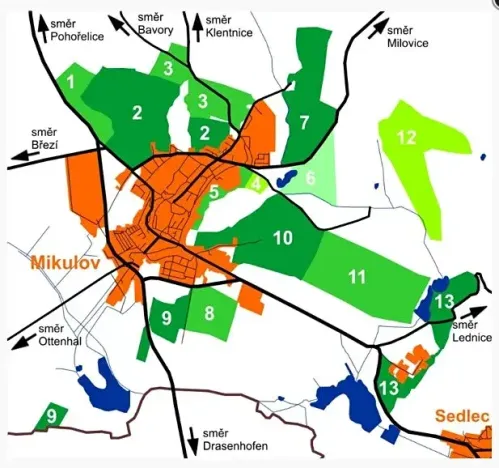 Prodej pozemku, Mikulov, 99149 m2