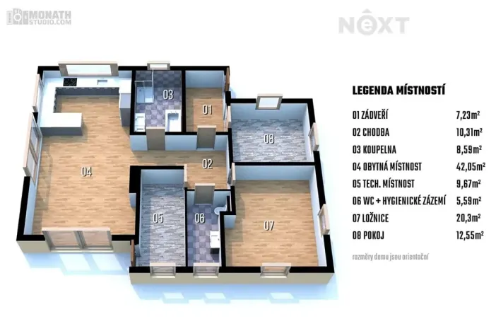 Prodej rodinného domu, Ivanovice na Hané, Zelniska, 116 m2