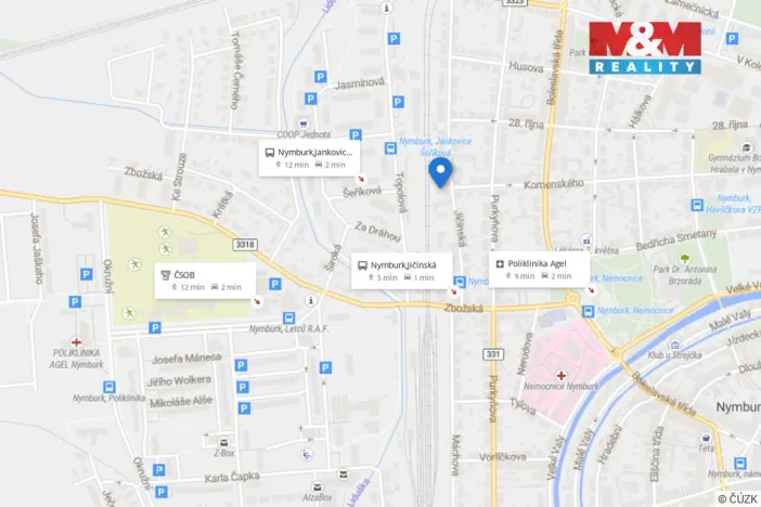 Pronájem skladu, Nymburk, Jičínská, 320 m2