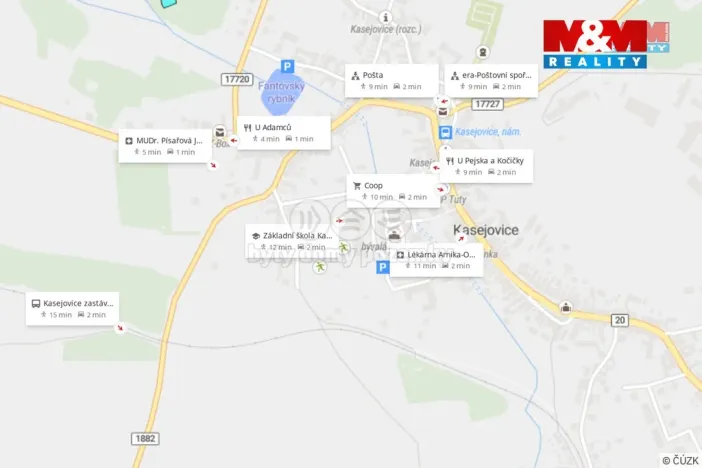 Prodej pozemku pro bydlení, Kasejovice, 1009 m2