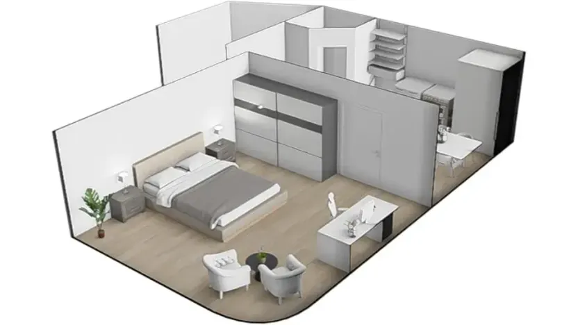 Pronájem bytu 1+1, Brno, Krkoškova, 35 m2