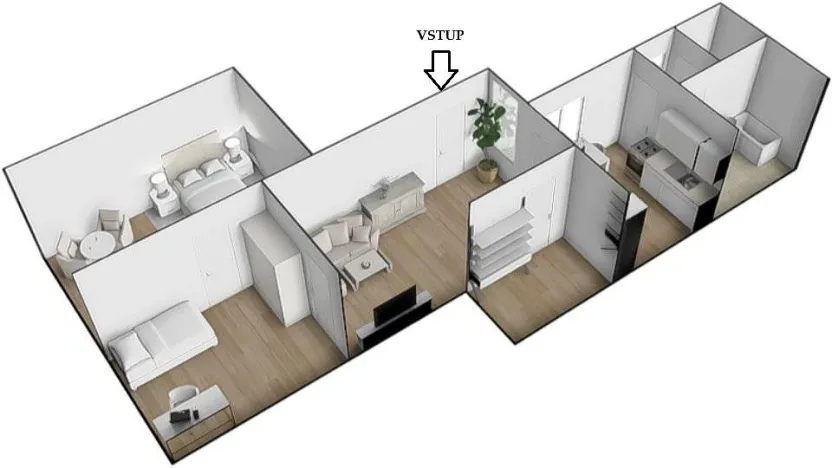 Pronájem bytu 3+kk, Brno - Staré Brno, Pekařská, 75 m2