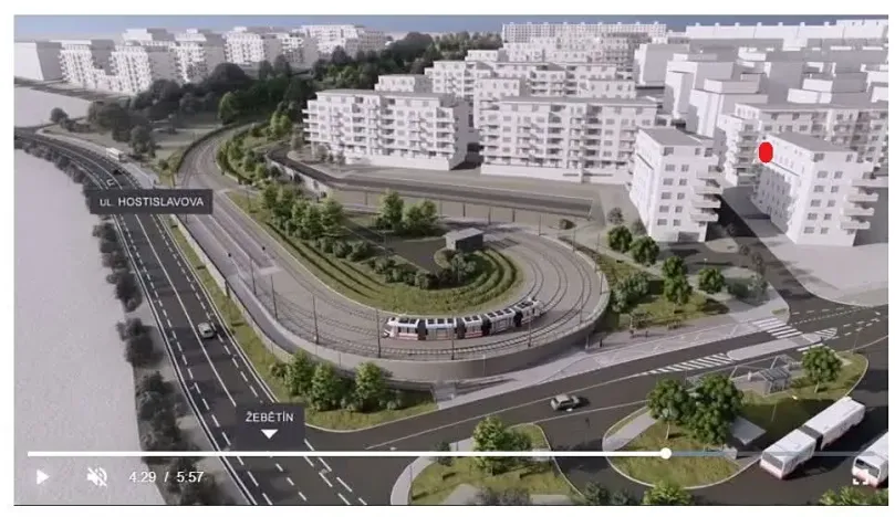 Prodej bytu 2+kk, Brno, Chvalovka, 43 m2