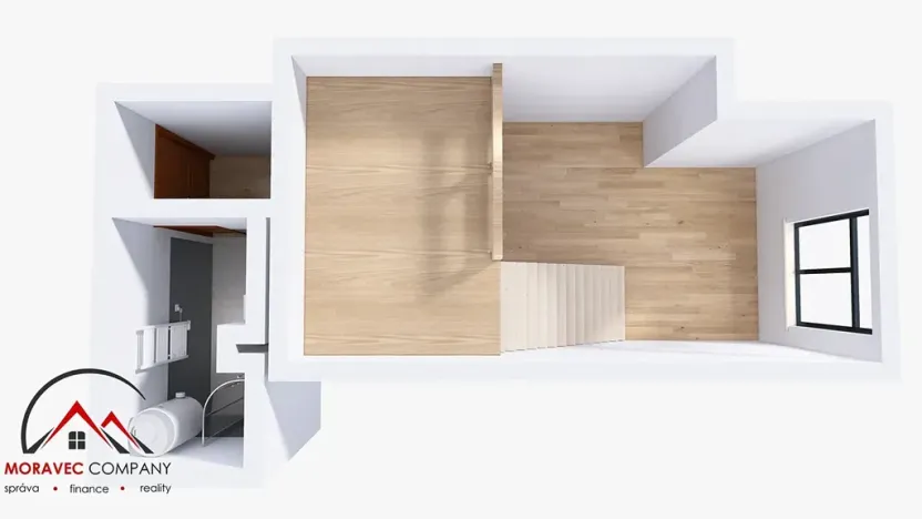 Pronájem bytu 1+kk, Ostrava, Palackého, 26 m2