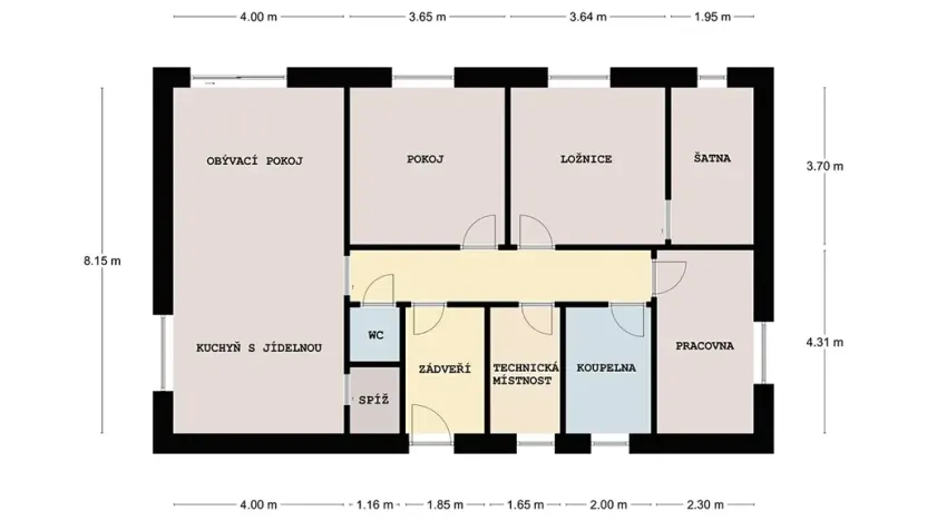 Prodej rodinného domu, Horní Jelení, Bezová, 104 m2