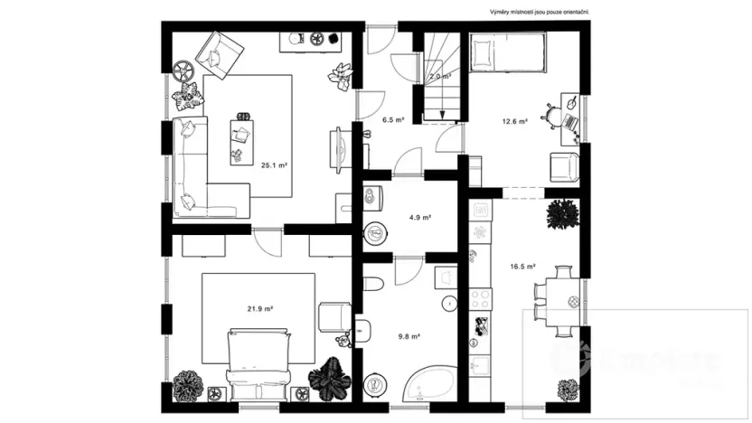 Prodej rodinného domu, Mirovice, Táborská, 200 m2