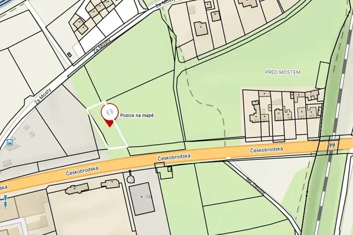 Prodej pozemku, Praha, Českobrodská, 863 m2