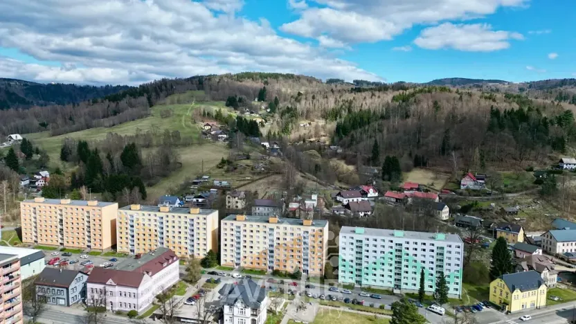 Pronájem bytu 1+1, Desná, Poštovní, 36 m2