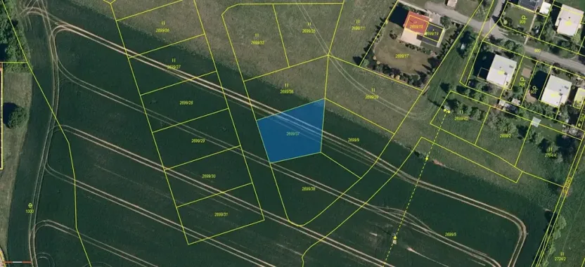 Prodej pozemku pro bydlení, Želechovice nad Dřevnicí, Pod Stráží, 1029 m2