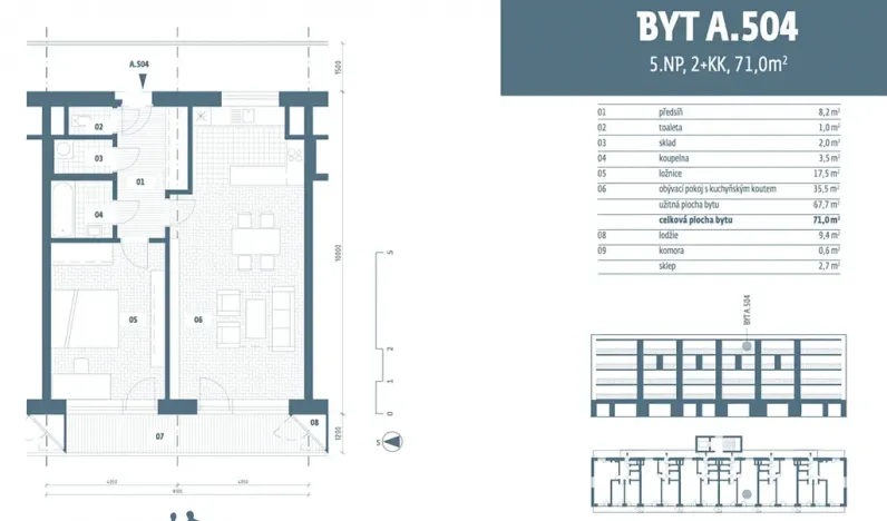 Prodej bytu 2+kk, Velvary, Na Průhoně, 67 m2
