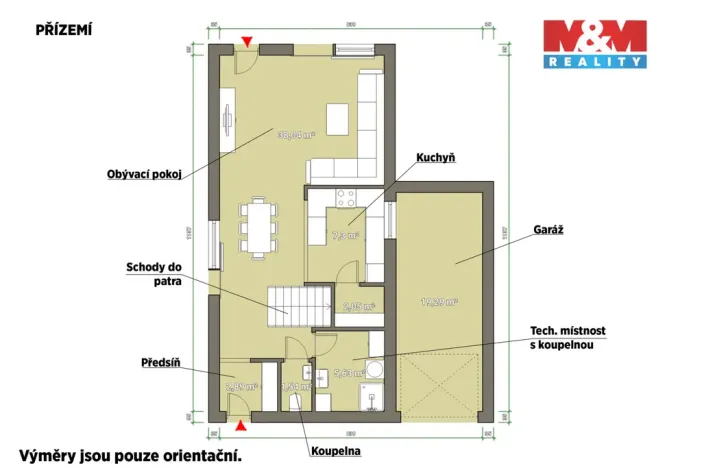 Prodej rodinného domu, Roztoky, Felklova, 120 m2