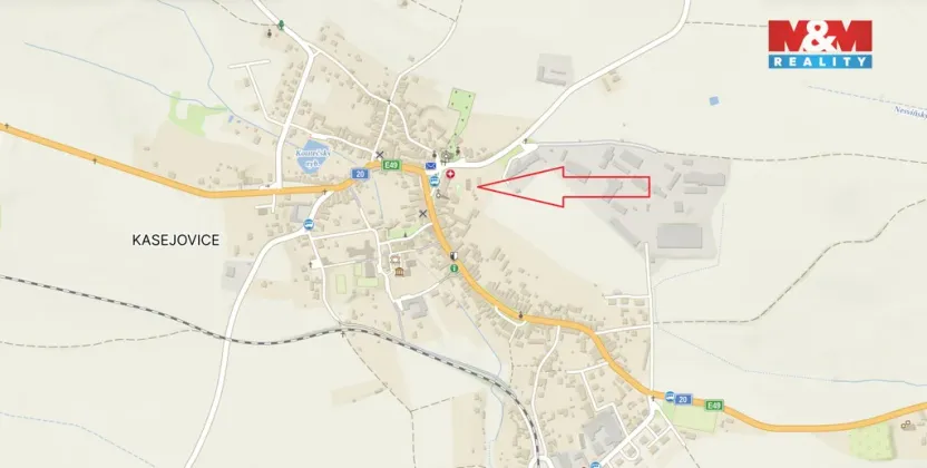 Pronájem bytu 2+kk, Kasejovice, 37 m2