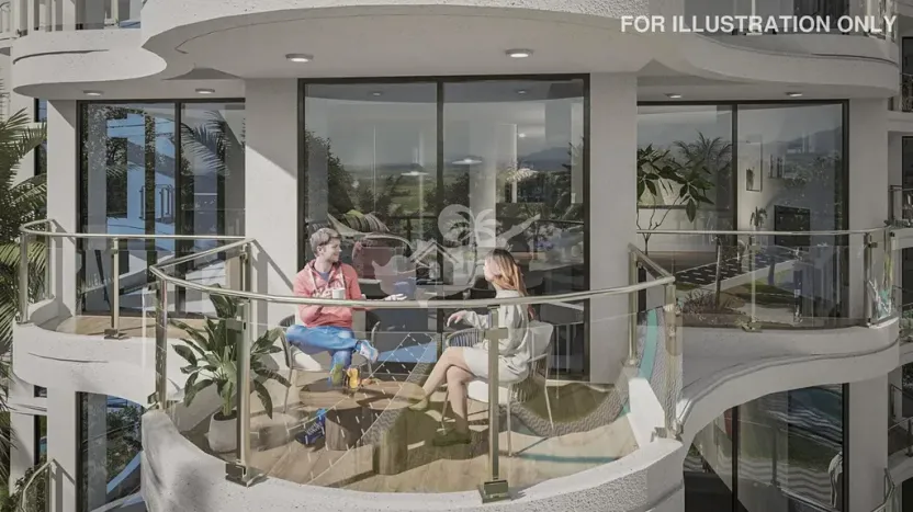 Prodej bytu 2+kk, Trikomo, Kypr, 59 m2