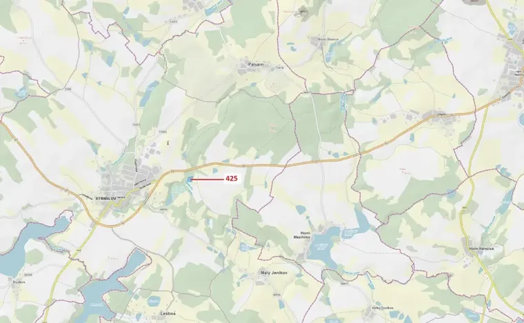 Dražba lesa, Strmilov, 7499 m2