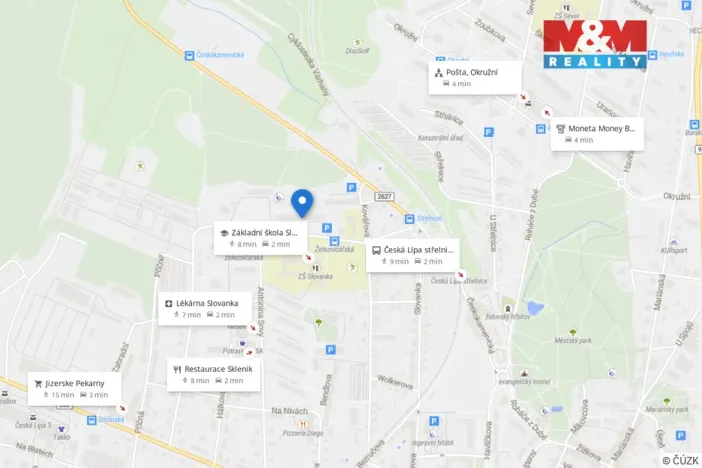 Pronájem bytu 2+1, Česká Lípa, Železničářská, 62 m2